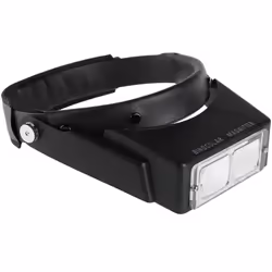 Puissance de grossissement = 2.7X Bandeau de loupe binoculaire de RS Pro avec lentille de grossissement x2,7. Le bandeau de l ...