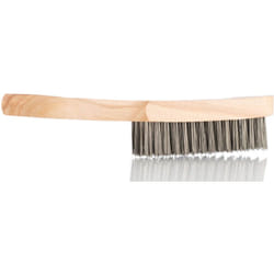 Rs Pro - Brosse métallique en Acier 150mm Beige, Marron 4 Rangs ( Prix pour 1 )