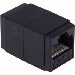 Type = Coupleur Type d'interface = RJ45 Femelle Catégorie LAN = 5 Type de blindage = UTP Configuration de câblage = Droit Lon ...