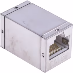 Type = Coupleur Type d'interface = RJ45 Femelle Catégorie LAN = 5 Type de blindage = STP Configuration de câblage = Droit Lon ...