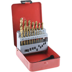 Coffret de forets RS PRO HSS 1mm à 10mm, 19 pièces ( Prix pour 1 )