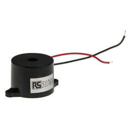 Buzzer piézo Rs Pro 90dB Continu, 16V c.c. max, Montage panneau ( Prix pour 1 )