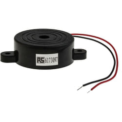 Buzzer piézo Rs Pro 96dB Continu, 20V c.c. max, Montage panneau ( Prix pour 1 )