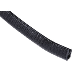 Rs Pro - Protection de bordure en pvc noir, 20m x 12 mm x 9mm ( Prix pour Bobine de 20 Mètres )