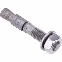 Taille de filetage = M8 Type = Boulon d'ancrage à goujon captif Longueur = 50mm Diamètre de trous de fixation = 8mm Epaisseur ...