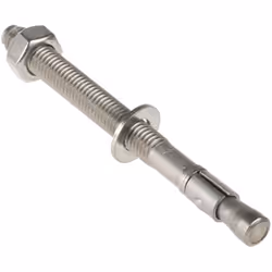 Taille de filetage = M8 Type = Boulon d'ancrage à goujon captif Longueur = 95mm Diamètre de trous de fixation = 8mm Epaisseur ...