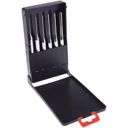 Diamètre de tige = 2 ? 8 mm Nombre de pièces = 6 Type de perforation = Dérive Jeu de 6 poinçons de dérive de RS Pro. Présenta ...