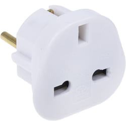 Rs Pro - Adaptateur de voyage, gb vers Europe, avec Type g - Britannique 3 broches ( Prix pour 1 )