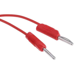 Rs Pro - Cordon de test à pointe de touche 4mm Rouge, 2.5A, 50V c.a., long. 500mm ( Prix pour 1 )