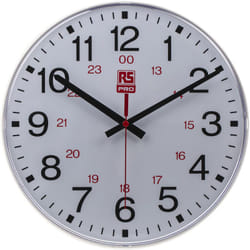 Rs Pro - Horloge Analogique Murale ø 300mm, incassable ( Prix pour 1 )