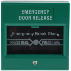 Type de point d'appel = Point d'alarme incendie - Libération d'urgence Type de fonctionnement = Bris de verre Source d'alimen ...