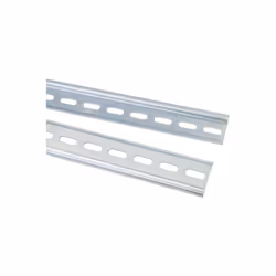 Rail compatible = Rail oméga Longueur = 2m Largeur = 35mm Hauteur = 7.5mm Type de Rail DIN = Fendu Matériau = Acier DIN 46277 ...