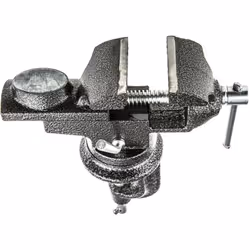 Type d'étau = Etau d'établi Largeur de mâchoire = 65mm Ouverture de mâchoire = 60mm Profondeur de mâchoire = 30mm Montage = P ...