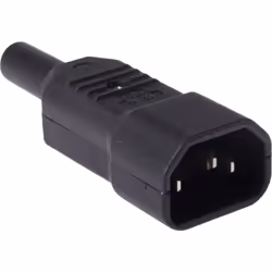 Type de connecteur IEC = C14 Type de montage = Montage sur câble Genre = Mâle Courant = 10A Orientation du corps = Droit Type ...