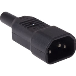 Rs Pro - Connecteur iec Mâle C14 Montage sur câble, 10A, fusibles ( Prix pour 1 )