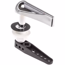 Type d'accessoire = Poignée de réservoir bas niveau chromé A utiliser avec = Réservoir Ensemble levier pour réservoir bas niv ...