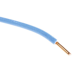 Conduit, section: 1,5 mm² 100m, 450/750 v 17,5 a Bleu H07V-U 6491X ( Prix pour Bobine de 100 Mètres ) - Rs Pro