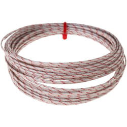 Câble pour thermocouple type k Rs Pro 10m, Non blindé, temp. max. +350°C, gaine Fibre de verre ( Prix pour Bobine de 10 Mètres )