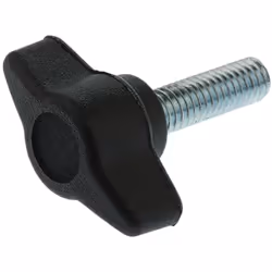 Filetage = M6 Diamètre de filetage = 6mm Longueur du filetage = 20mm Forme du bouton = Aile Type de montage = Tige filetée Di ...
