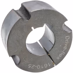 Douilles séries = 1610 Diamètre d'arbre = 25mm Diamètre extérieur = 57mm Longueur = 25mm Couple de serrage maximum = 19.6Nm 2 ...