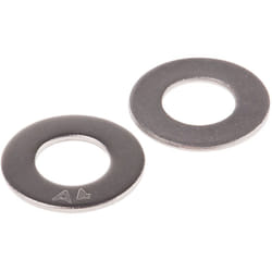 Rs Pro - Rondelle plate, M8, Acier Inoxydable, 8.4mm x 17mm ( Prix pour Sachet de 50 )