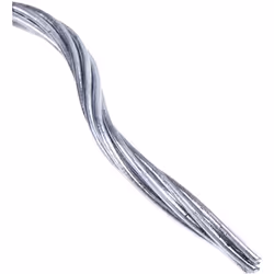 Type = Fil caténaire Matériau = Métal galvanisé Diamètre = 3 mm Nombre de Brins = 7 Ame = Fil de fer Charge d'utilisation = 8 ...