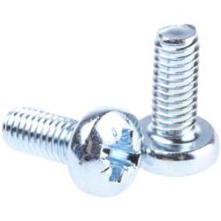 Rs Pro - Vis à métaux M4 à tête Cylindrique Pozidriv en Acier, 10mm ( Prix pour Sachet de 1000 )