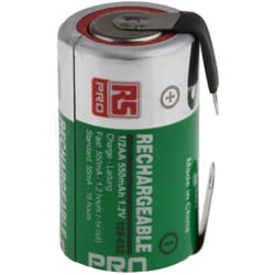 Rs Pro - Accumulateur 1.2V 550mAh 1/2 aa NiMH ( Prix pour 1 )