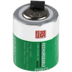 Rs Pro - Accumulateur 1.2V 300mAh 1/3 aa NiMH ( Prix pour 1 )