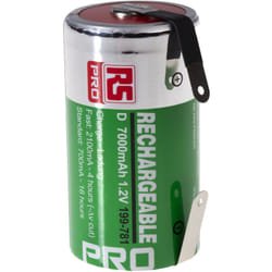 Rs Pro - Batterie d rechargeable 7Ah NiMH 1.2V Sortie Cosses ( Prix pour 1 )