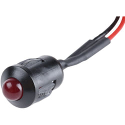 Rs Pro - Voyant led clignotante Rouge dia. 8mm, 24V c.c. ( Prix pour 1 )