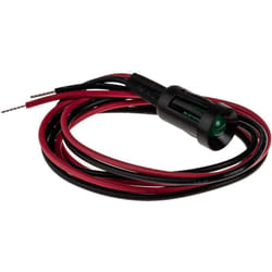 Rs Pro - Voyant led lumineux Vert dia. 8mm, 12V c.c. ( Prix pour 1 )