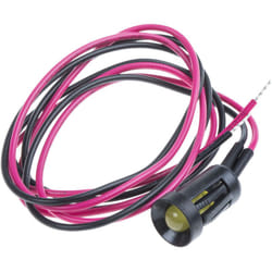Rs Pro - Voyant led lumineux Jaune dia. 8mm, 12V c.c. ( Prix pour 1 )