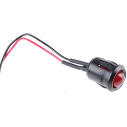 Rs Pro - Voyant led lumineux Rouge dia. 14mm, 24V c.c. ( Prix pour 1 )
