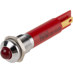Voyant led lumineux Rouge Rs Pro dia. 8mm, 230V c.a. ( Prix pour 1 )