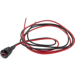 Voyant led lumineux Rouge Rs Pro dia. 8mm, 12V c.c. ( Prix pour 1 )
