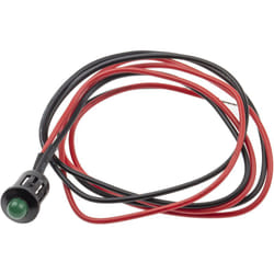 Rs Pro - Voyant led lumineux Vert dia. 8mm, 12V c.c. ( Prix pour 1 )