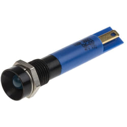 Rs Pro - Voyant led lumineux Bleu dia. 8mm, 12V c.c. ( Prix pour 1 )