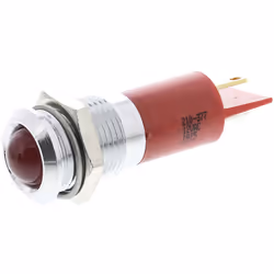 Tension nominale = 12V c.a. Couleur du flux lumineux = Rouge Taille de l'orifice de fixation = 14mm Type de lampe = LED Type  ...