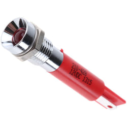 Rs Pro - Voyant led clignotante Rouge dia. 8mm, 12V c.c. ( Prix pour 1 )