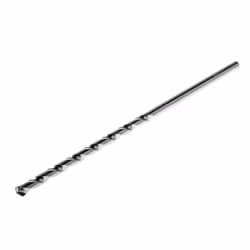 Type d'embout = Foret de maçonnerie Matériau = Pointe au carbure Longueur hors tout = 300 mm Roulé forgé. Dent roulée ; point ...