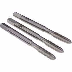 Taille de filetage = M5 Type = Taraud à main Nombre de pièces = 3 Matériau = HSS Jeux de tarauds à main HSS de RS Pro. Présen ...