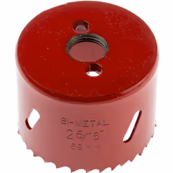 Type d'embout = Scie cloche Arbre inclus = Non Matériau = HSS Profondeur de coupe = 32mm Nombre de pièces = 1 Type = Scie clo ...