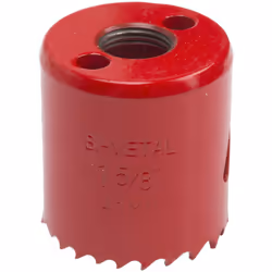 Type d'embout = Scie cloche Arbre inclus = Non Matériau = HSS Profondeur de coupe = 32mm Nombre de pièces = 1 Type = Scie clo ...