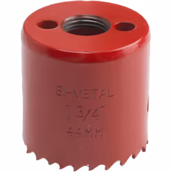 Type d'embout = Scie cloche Arbre inclus = Non Matériau = HSS Profondeur de coupe = 32mm Nombre de pièces = 1 Type = Scie clo ...