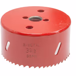 Type d'embout = Scie cloche Arbre inclus = Non Matériau = HSS Profondeur de coupe = 32mm Nombre de pièces = 1 Type = Scie clo ...