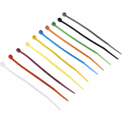 Longueur = 100mm Largeur = 2,5 mm Couleur = Assorti Matériau = Nylon 66 Type = Non desserrable Quantité = 1000 Température mi ...