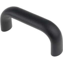 Poignée en Aluminium Rs Pro entraxe 112mm, 129mm x 53 mm x 26mm, filetage M8 Fixations invisibles ( Prix pour Paquet de 2 )