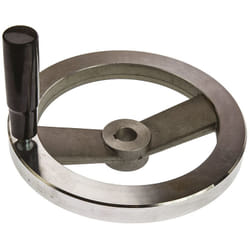 Rs Pro - Volant de manœuvre Rotative 200mm, 18mm ø de montage en Aluminium moulé ( Prix pour 1 )