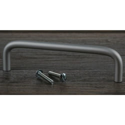 Rs Pro - Poignée en Aluminium entraxe 120mm, 128mm x 34 mm x 8mm, Fixations invisibles ( Prix pour Paquet de 4 )